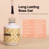 Base Coat Esmaltes Gel Semipermanente Base Ultrafuerte 15ml