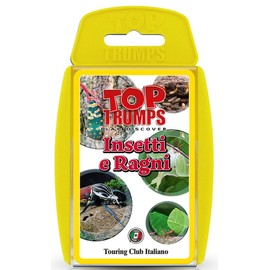 Top Trumps Card Games Touring Italian Club, Insects and Spiders Italy, Playing Cards with Quiz, Game for 2 or More Players, Ages 6+, Perfect for Entomology Fans