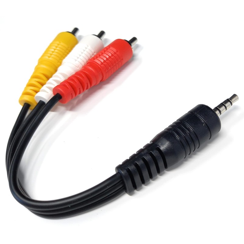 DRUT 25cm short 3.5mm 4 Pole Jack Plug to 3