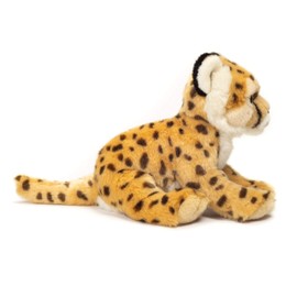 Teddy Hermann 90465 Cheetah 10,2"/26 cm, Soft Toy, Plush Toy