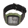Digital Sport Watch Canvas Strap Luminous Waterproof Retro Sport Watch