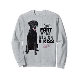 Black Lab, I Didn't Fart My Butt Blew You A Kiss, Labrador Sweatshirt