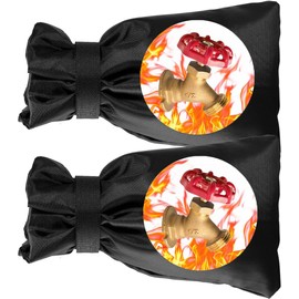 Outdoor Faucet Cover Protector for Winter Freeze Protection, 2-Pack Upgraded Thickened Outside Garden Faucet Socks, Waterproof Reusable Hose Bibs Insulated Spigot Covers ﻿