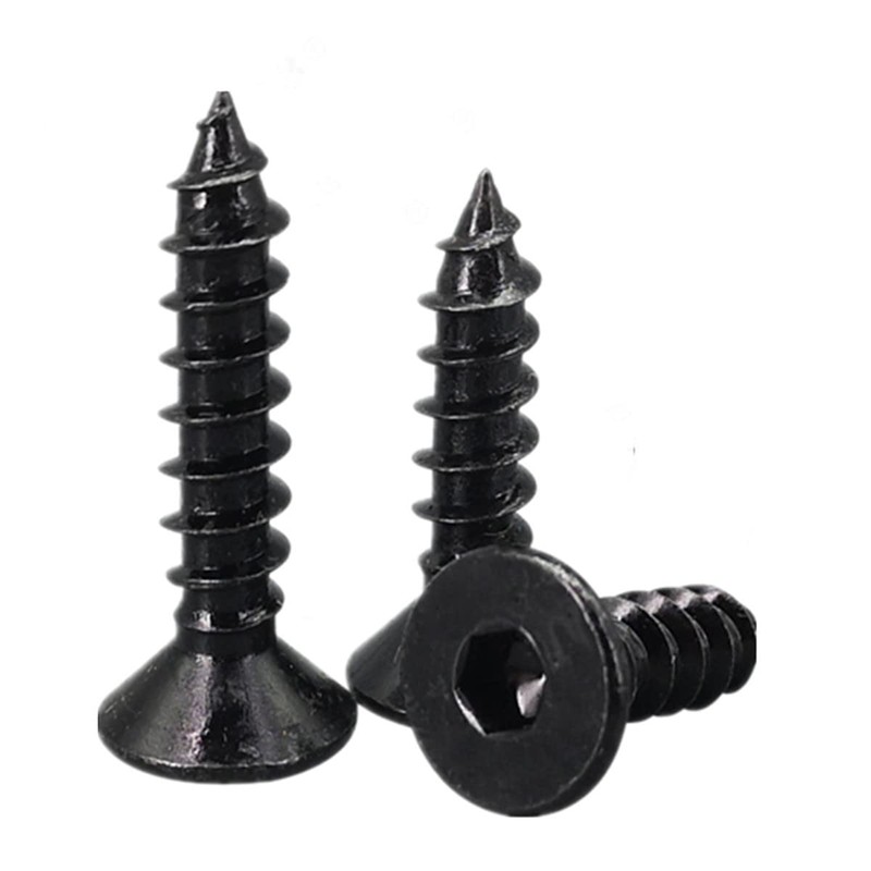 MACHSWON 50 PCS Hex Head Screw Bolts M5*25mm Carbon Steel