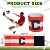 PATIKIL Soccer Captain Armband, Captain Arm Bands for Soccer Elastic