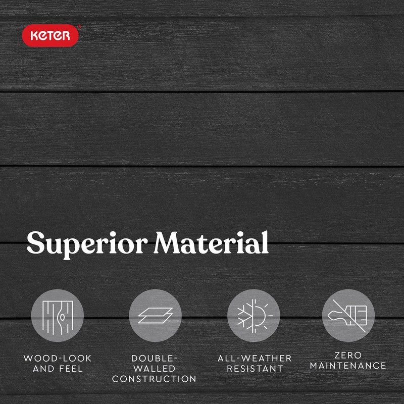 Keter Urban Bloomer 12.7 Gallon Raised Garden Bed and Outdoor