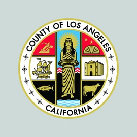 Seal of Los Angeles County - Color Sticker - Decal - Diecut - California ca la Seal - 1.25x1.25