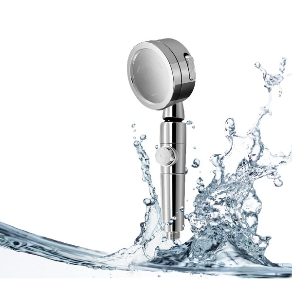 Life.up Shower Head, Ultra Fine Water Flow, Super Water Saving, Declorination, International Standard G1/2 Adapter Included, Hair Smooth, Beauty, Perfect Gift