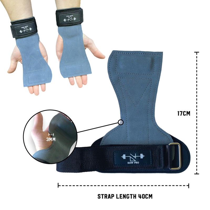 Lifting Multi-Grip Straps/hooks Premium Neoprene for Enhanced Weightlifting - Durable