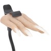 Nail Practice Hand Soft Silicone Mannequin Hand with Adjustable Clamp