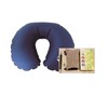 NewlineNY Inflatable TPU Travel Neck Pillow (Blue) with Drawstring Carrying