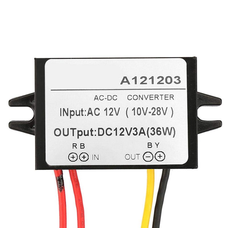 DC 12V Converter, AC 10-28V to DC 12V Converter AC-DC