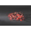 Konstsmide 3174-503 LED Decoration Light Set Red-Transparent Beads/Inside Use (IP20)