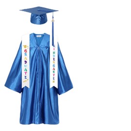 2024 Kindergarten Graduation Cap and Gown,Celebrate Your Little Big Day with Preschool Graduation Cap Gown! (Black-New, 36)