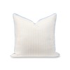 Hofdeco Premium Coastal Hampton Patio Indoor Outdoor Throw Pillow Cover