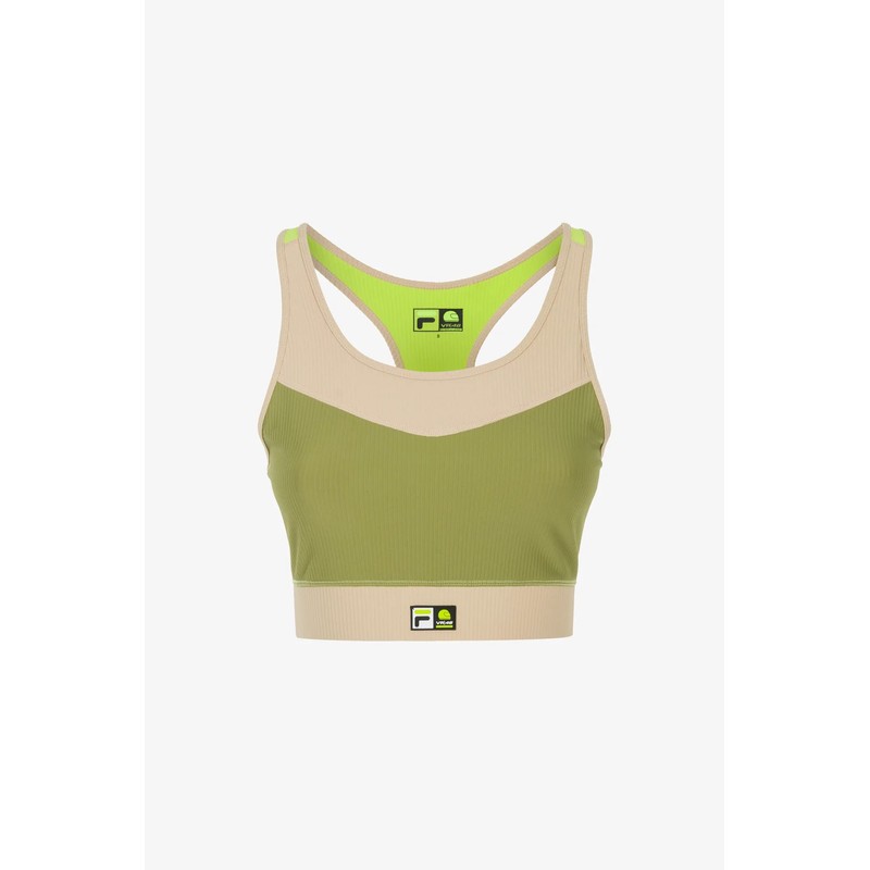 VR 46 Women's Top Row Vr46 Riders Academy Tank, Green,