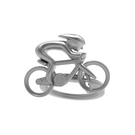 METALMORPHOSE – Footballer Keyring – MTM281-01, chrome, Cyclists