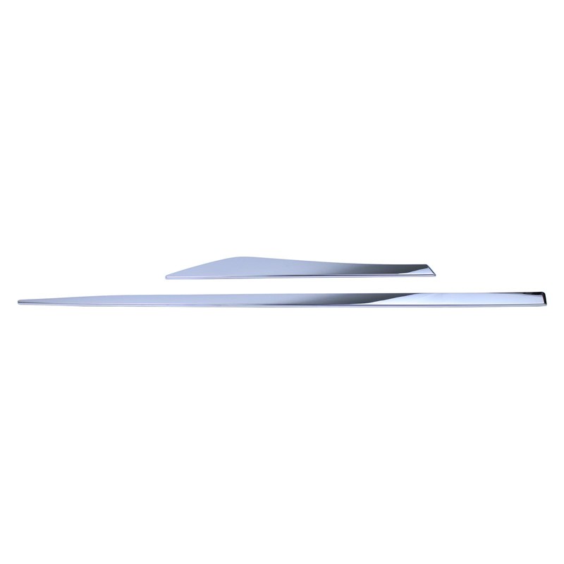 Roneeson 4Pcs Chrome Front and Rear Left Right Door Side