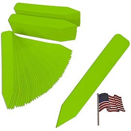 TAGKRAFTERS 4" x 5/8" Lime Premium Pot Stakes - 1,000 Pcs - Plastic Plant Tags and Labels - Nursery Garden Tree Labels Waterproof Writeable | Made in The USA |