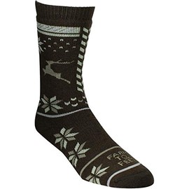 Farm to Feet Women's Hampton Midweight Merino Wool Crew Socks, Turkish Coffee, Medium