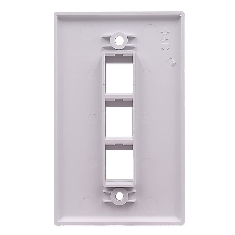 Kework 3 Ports Wall Plate, 2 Ports HDMI 4k +