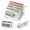 Medcenter Monthly Pill Organizer System 4 Times a Day, 31