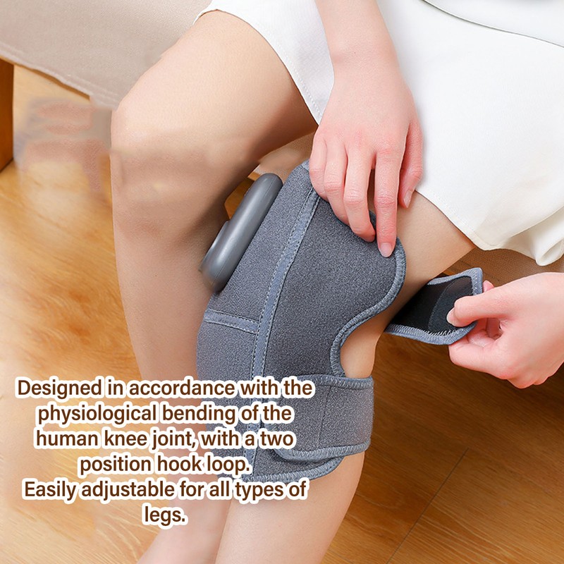 Knee Massager Vibration Single with Multiple Modes Adjustable Strap USB