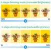 Grow Lights for Indoor Plants 3 Heads 4.8W 50.48lm 30+30LED