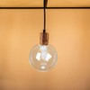 OSALADI Glass Lampshade Replacement 5.90 Inch Clear Globe Lamp Cover