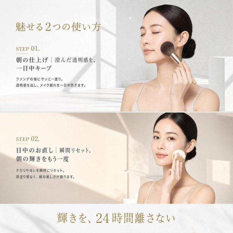 [Magic Powder] Auto Nuance Pressed Powder, Main Unit Set (I),