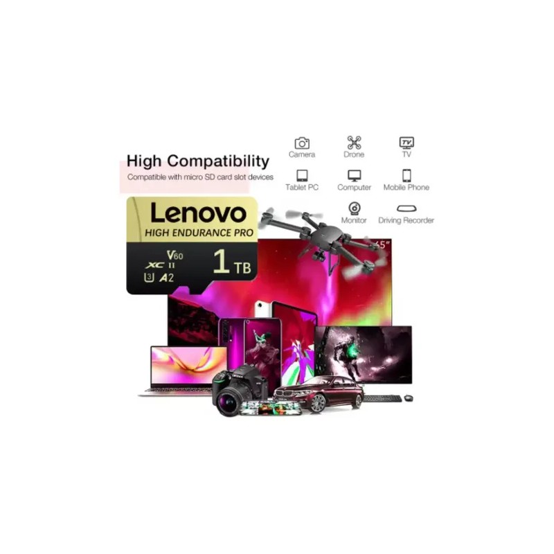 Micro Sd Lenovo High Endurance Pro X10 2tb Sdxc Dn