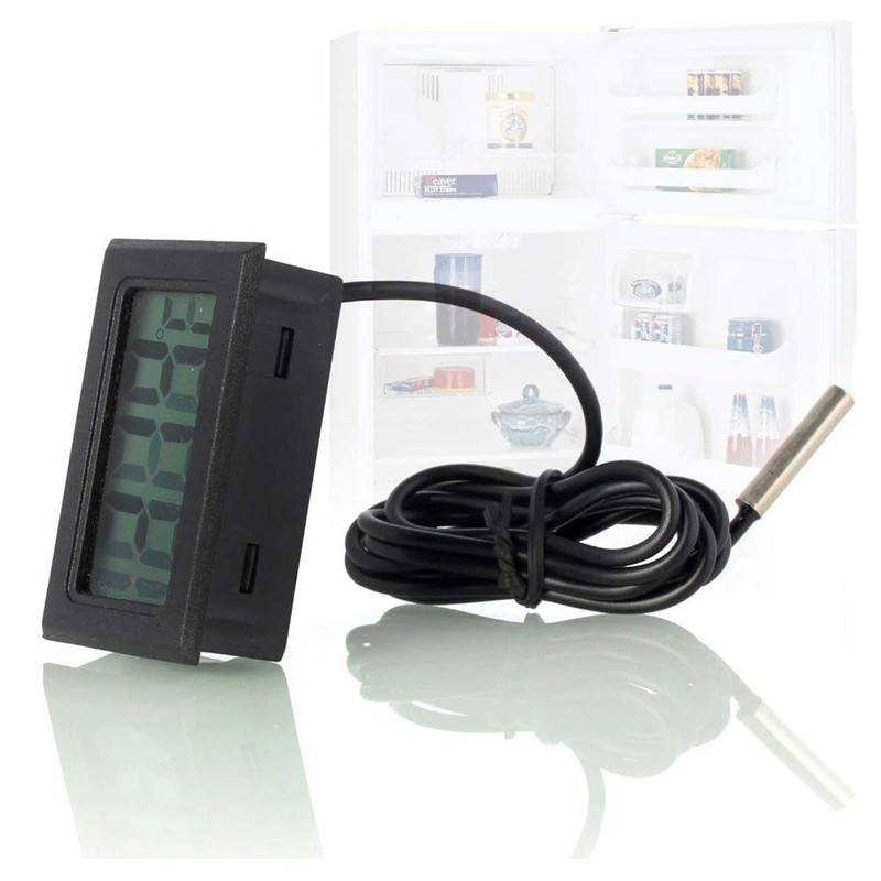 5PCS Digital LCD Thermometer Fish Tank Refrigerator Water Temperature Gauge