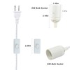 wininks 6FT Salt Lamp Cord ON/Off Switch with 37MM E26