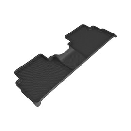 3D MAXpider Custom Fit KAGU Floor Mat (BLACK) Compatible with HYUNDAI SANTA FE HYBRID & PHEV ONLY 2021-2023 - Second Row