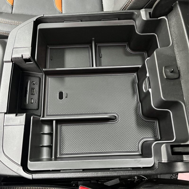 Full Size Center Console Organizer Tray Compatible with 2019-2022 Chevy