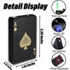 Jet Torch Lighter, Refillable Butane Playing Card Lighter, Exquisite Packaging,