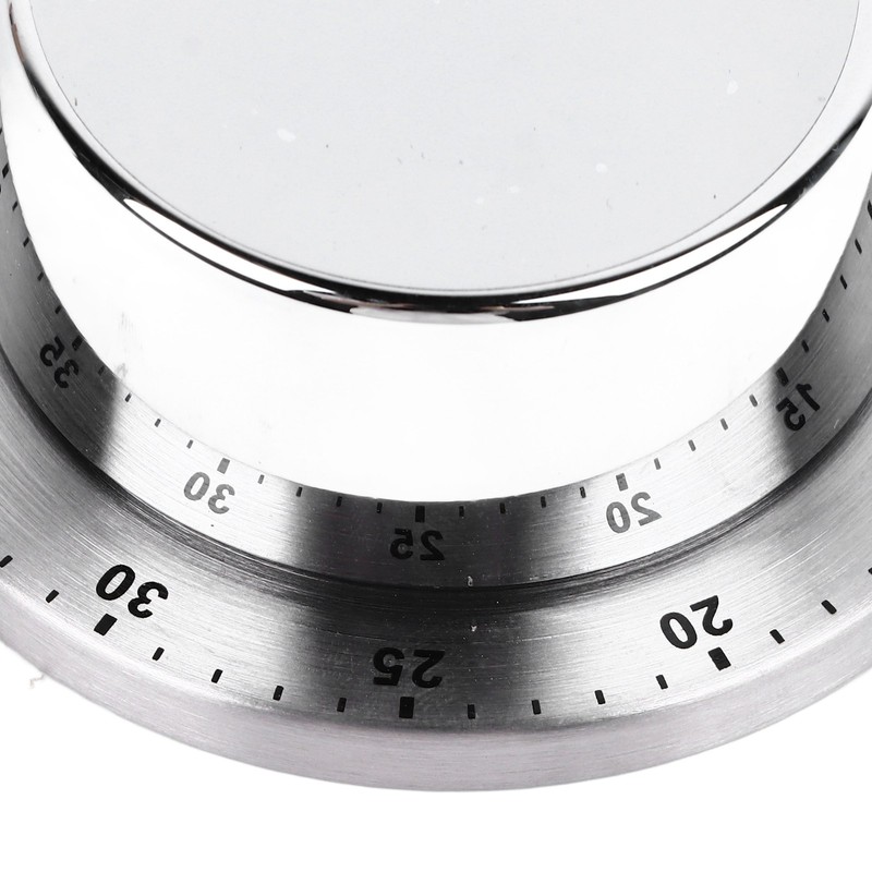 Kitchen Timer Stainless Steel Countdown Timer Clock Mechanical Kitchen Timer