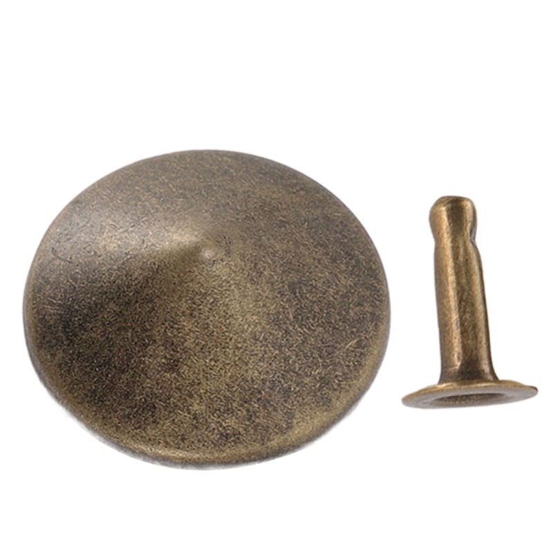 100pcs Mushroom Rivets Multipurpose Double Cap Mushroom Rivets for Belts