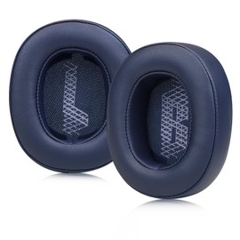 SINOWO Ersatz-Ohrpolster für JBL Live 500BT kabellose Over-Ear-Kopfhörer, Ohrpolster mit Geräuschisolierung, Memory-Schaum, weiches Proteinleder, Blau