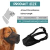 Breathable Mesh Muzzle, XS Muzzle for Pets, Soft Nylon Muzzle,