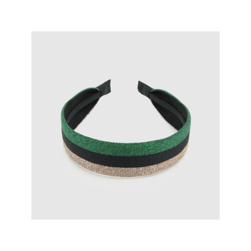 Lala 라라 트윙클 블랙그린 헤어밴드(LALAH199) Lala Twinkle Black Green Hairband