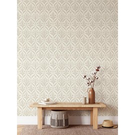YXTII 17.3" × 78.7" Vintage Wallpaper Peel and Stick Self Adhesive Removable Neutral Wallpaper for Bedroom Drawers Cabinets