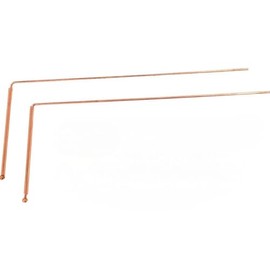 Pandiui23 Professional Dowsing Rods, Zahori Dowsing Rods, Copper Rods for Geobiology, Dowsing Rods with Handle