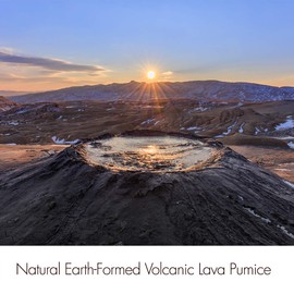 Revitale Natural Volcanic Lava Pumice Foot Stone - Pedicure Scrubber & Hard Dead Skin/Callus Remover