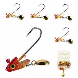 RuiJiaXiang 13g 5pcs fishing jigs fishing lure jig heads spinner jigs spoon bait soft bait hooks freshwater seawater