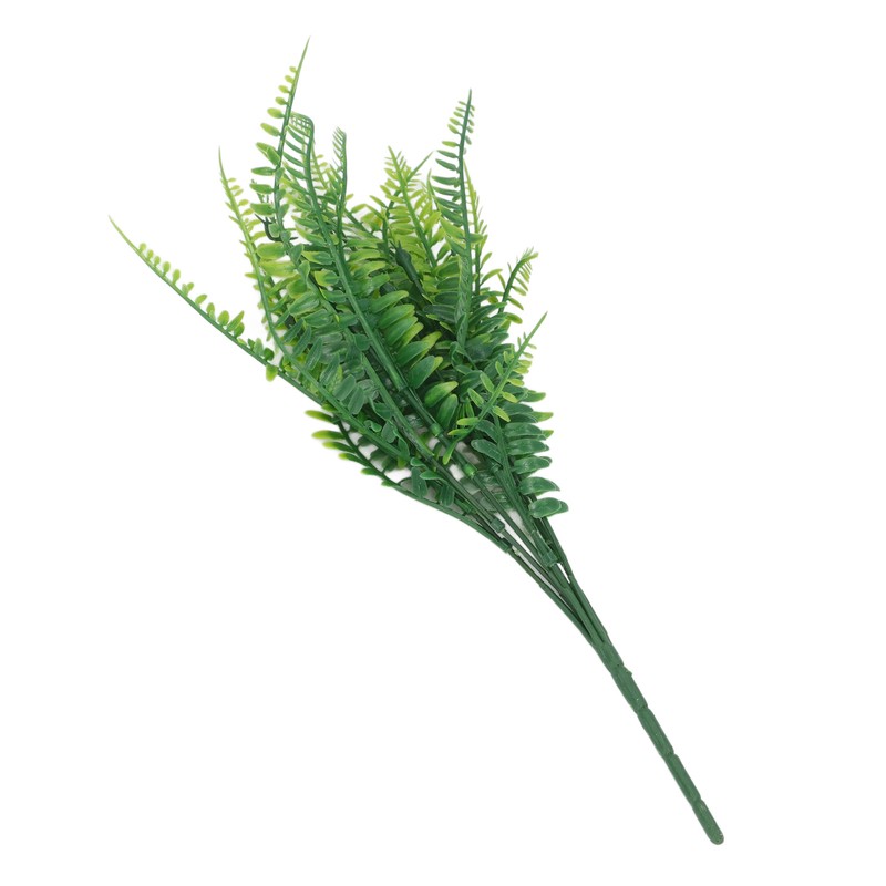 12pcs Artificial Plants Greenery Simulation Plants Fern Wort Fake Grass