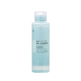 Versed Wash It Out - Limpiador facial de gel suave que no se pela, con agua de rosas nutritiva y cerámicas hidratantes, vegano (4 onzas)
