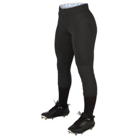 Champro Fireball Low-Rise Knicker-Style Fastpitch Softball Pants in Solid Color with Reinforced Knees, Medium