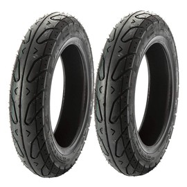 MMG Scooter Tubeless Street Tire 3.50-10 Front or Rear fits on 10 Inch Rim ((2) Two Tires)