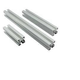 Aluminium profile, 30 x 30 mm, system, installation, construction profile, 8 mm slot, 2000 mm